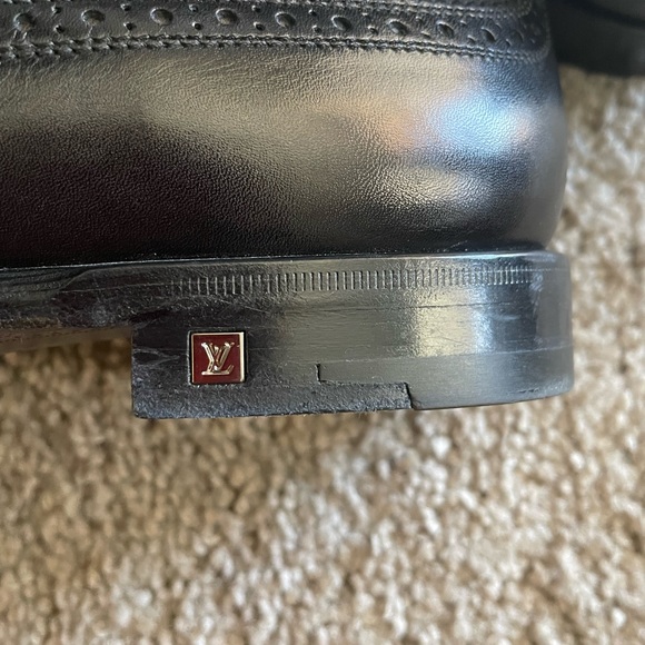 PRICE DROP 🚨 Mens Louis Vuitton Derby Shoes in Black, Size 7 - Picture 6 of 12